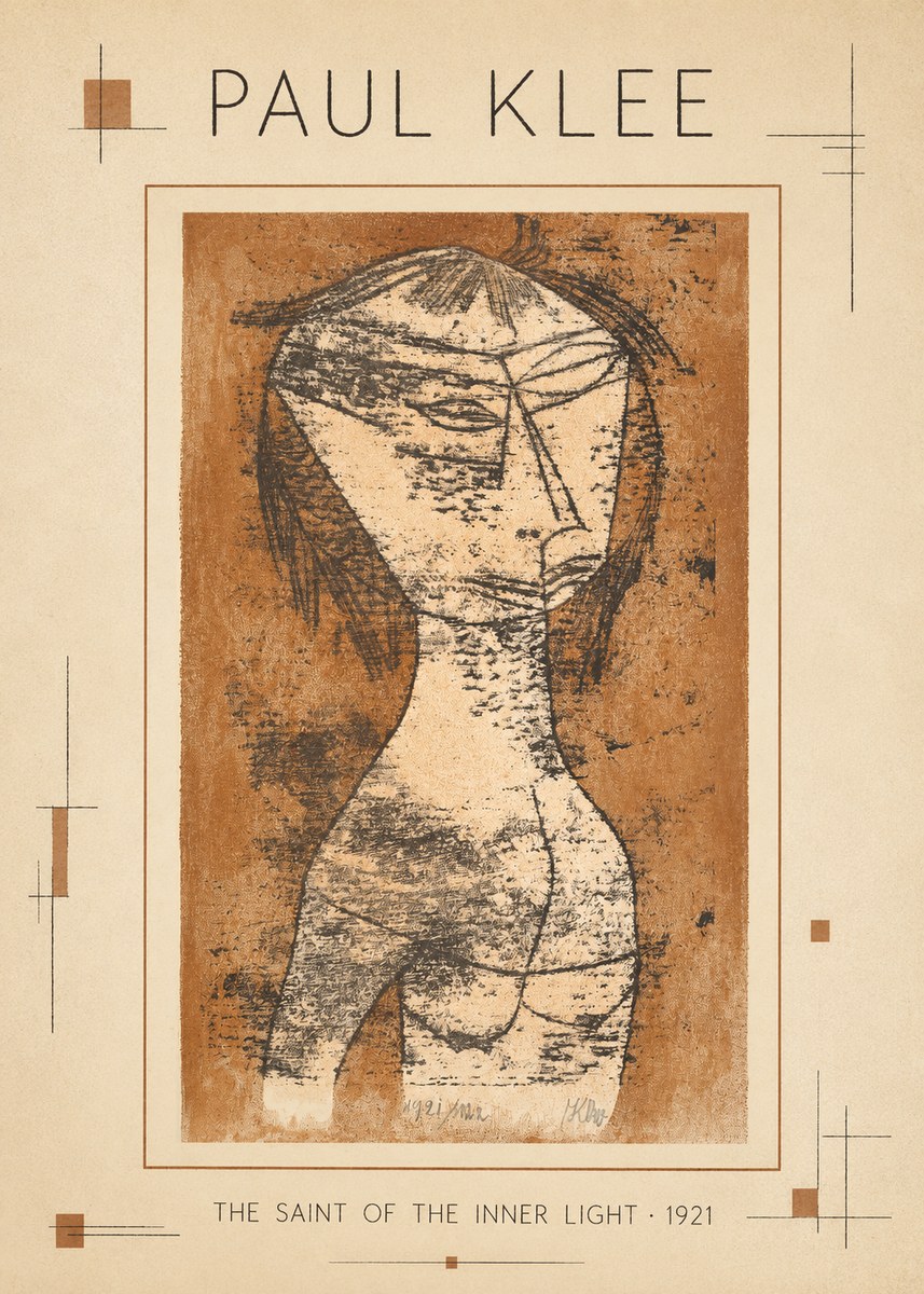 Paul Klee The Saint of the Inner Light No1 - Poster