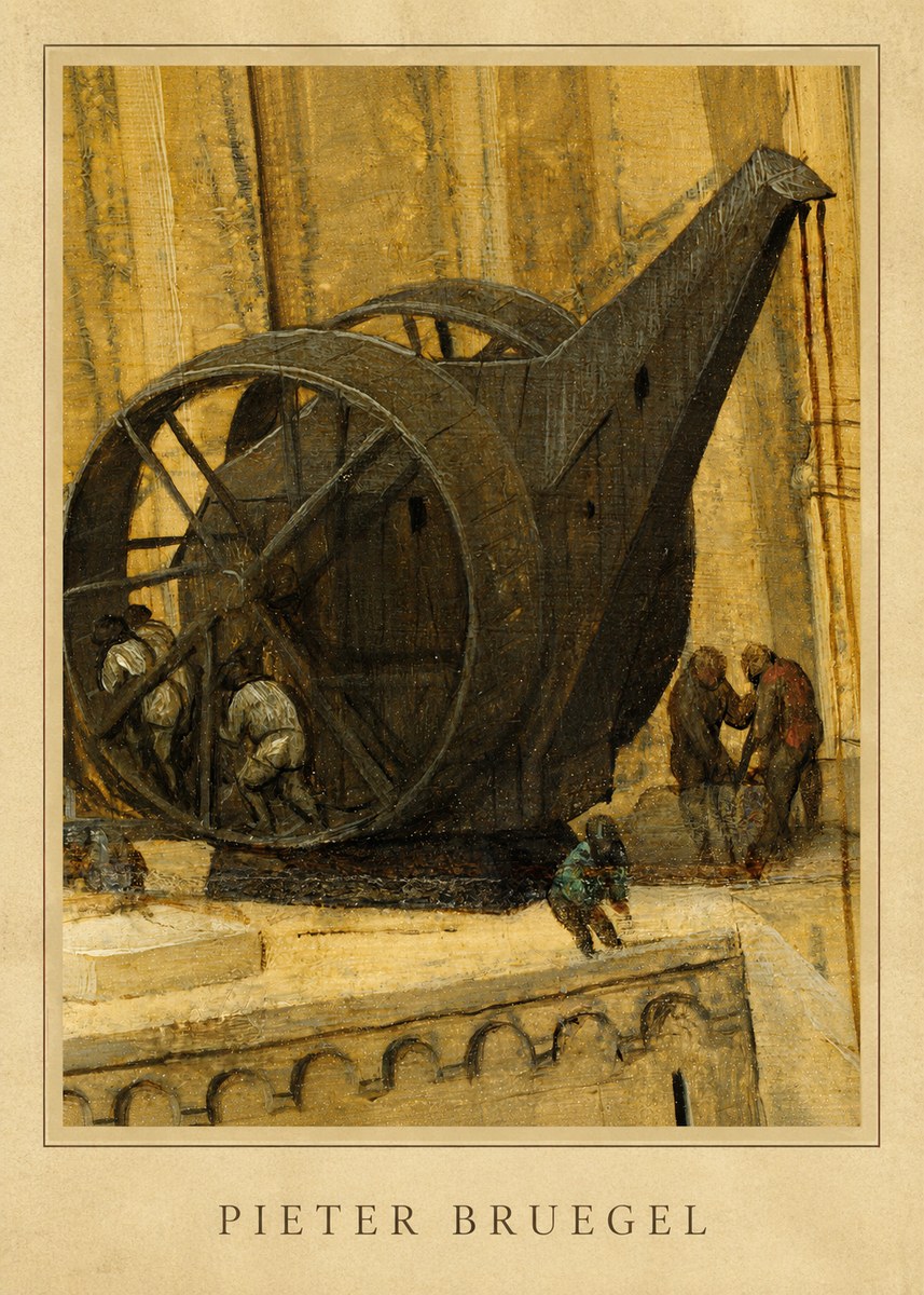 Pieter Bruegel The Crane No4 - Poster