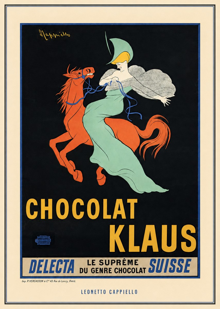 Leonetto Cappiello Chocolat Klaus II No3 - Poster