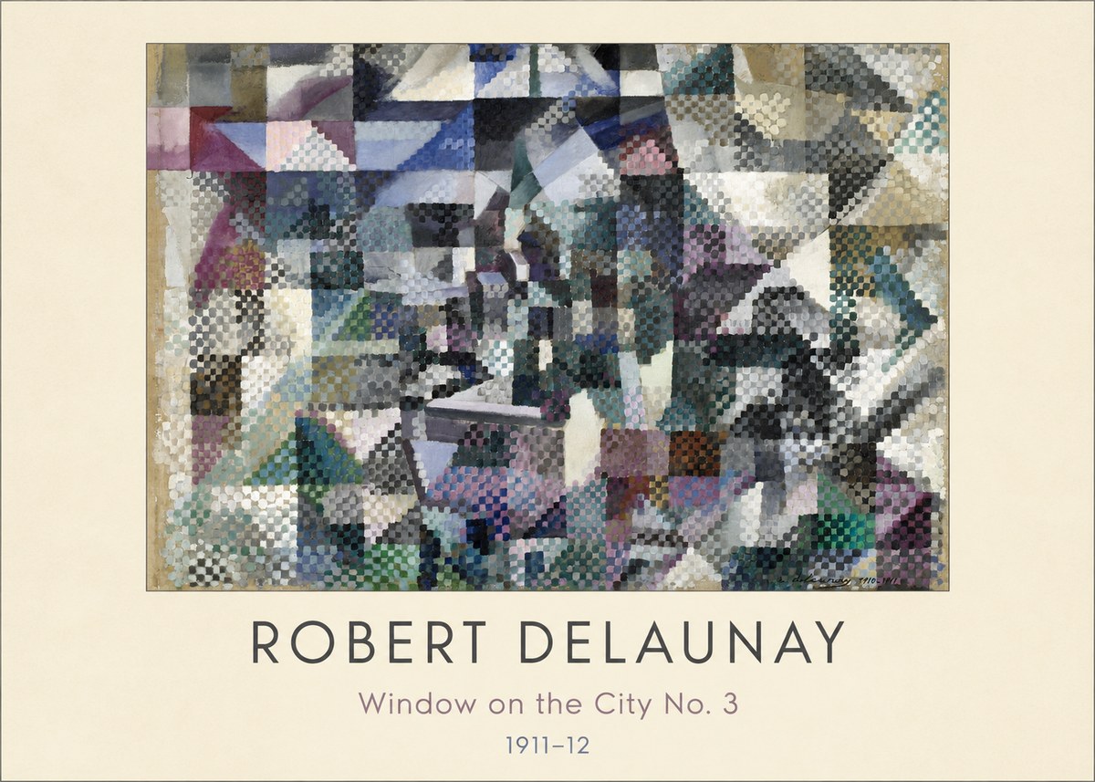 Robert Delaunay Window on the City No. 3 No4 - Poster