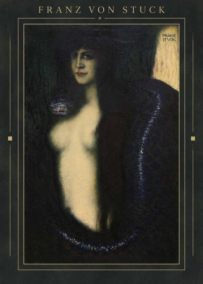 Franz von Stuck The Sin II No3 - Poster