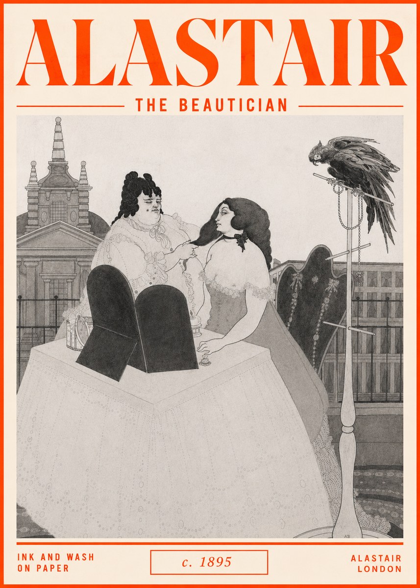 Alastair The Beautician No2 - Poster