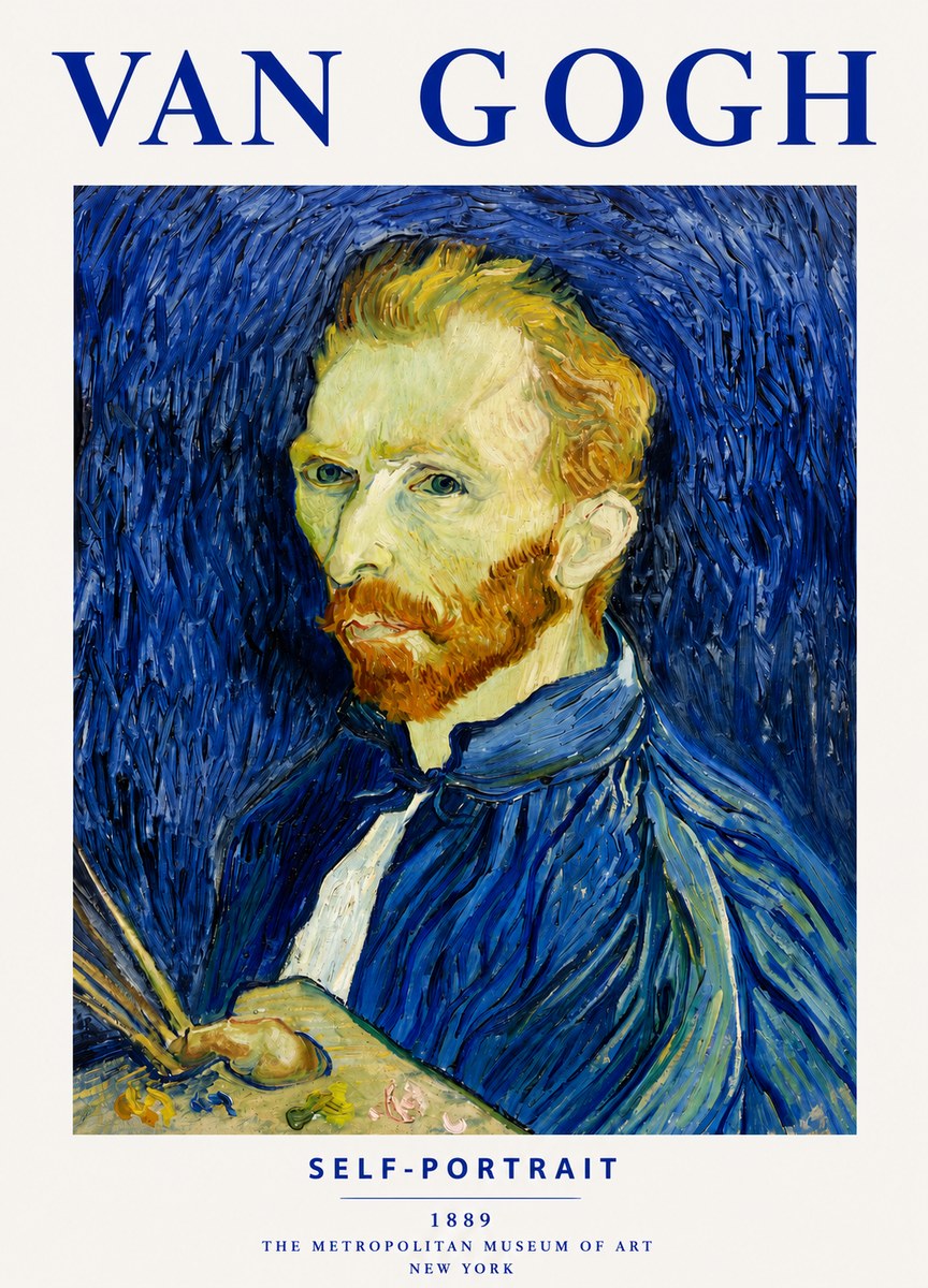 Van Gogh Self-portrait I No4 - Poster