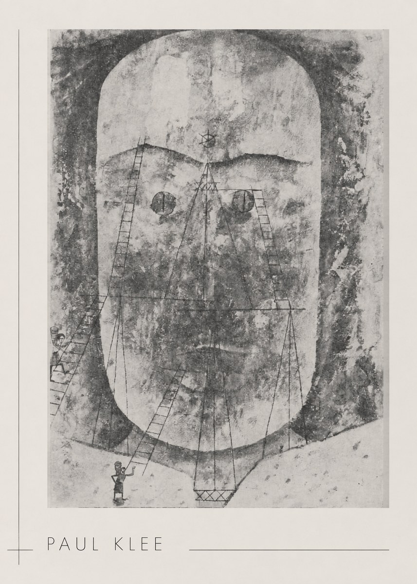Paul Klee Monument in the Fertile Land No3 - Poster