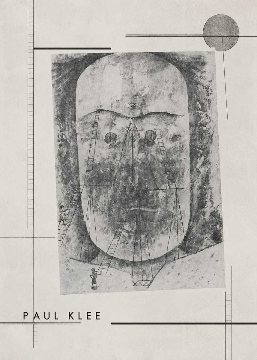 Paul Klee Monument in the Fertile Land No4 - Poster