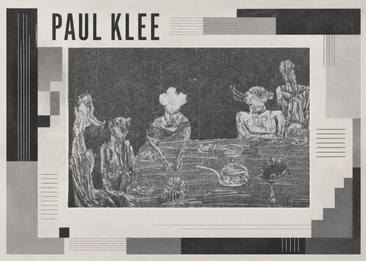 Paul Klee Die Mahlzeit No6 - Poster