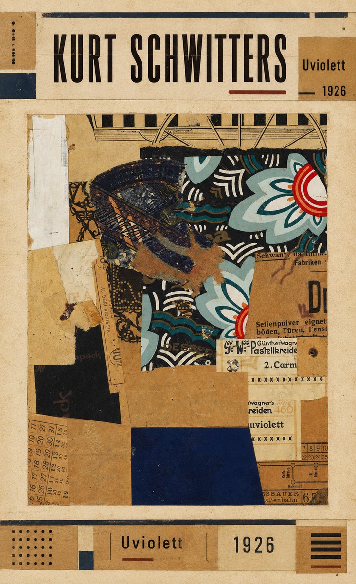 Kurt Schwitters Uviolett No3 - Poster