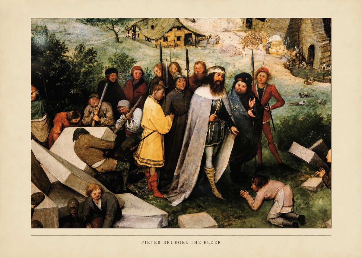 Pieter Bruegel The Blind Leading the Blind III No5 - Poster
