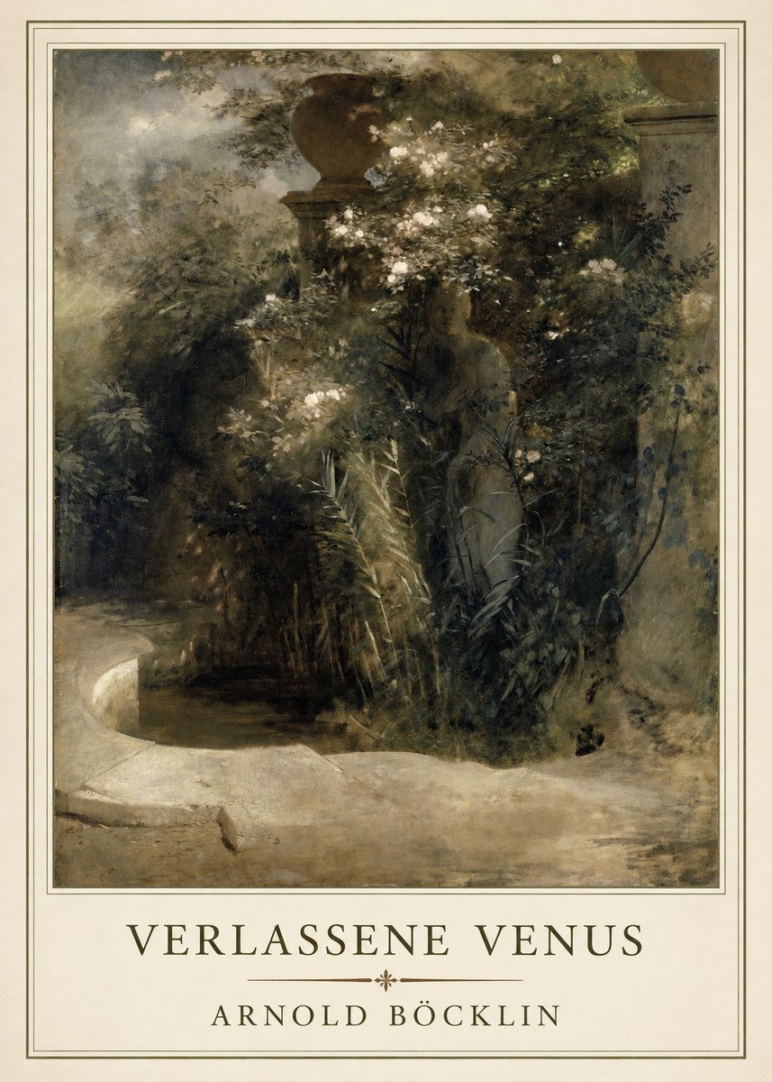 Arnold Böcklin Verlassene Venus No1 - Poster