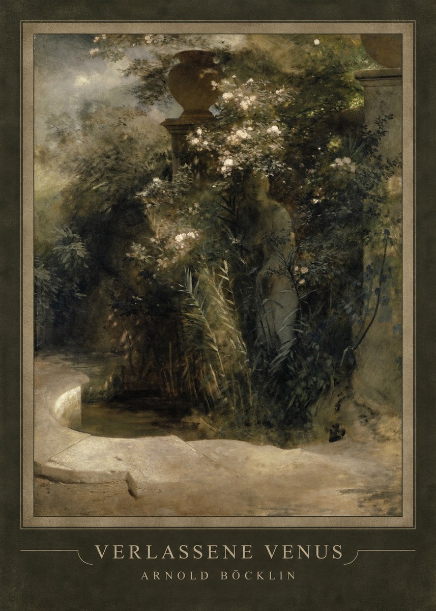 Arnold Böcklin Verlassene Venus No4 - Poster