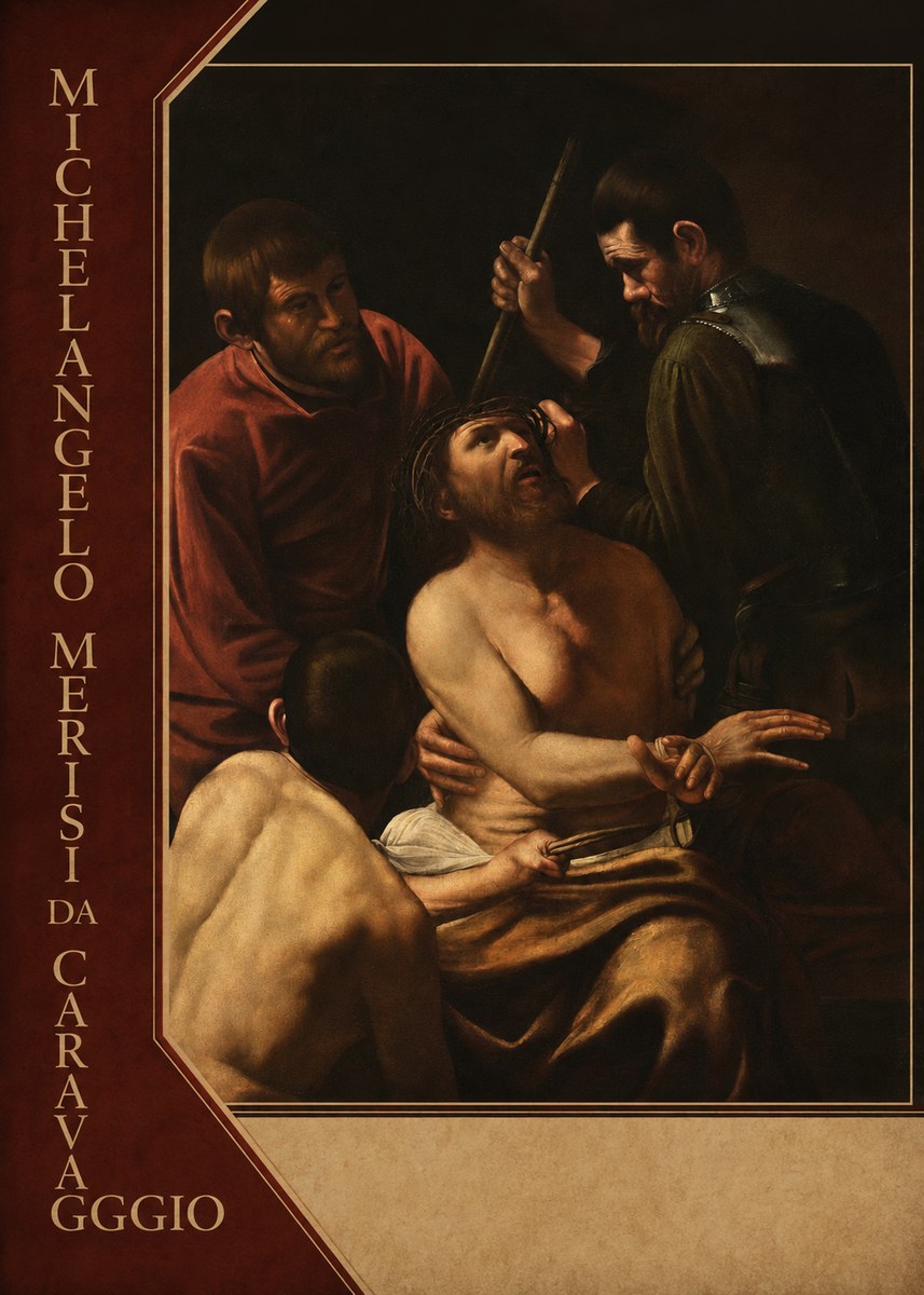 Michelangelo Merisi da Caravaggio Christ Crowned with Thorns No5 - Poster