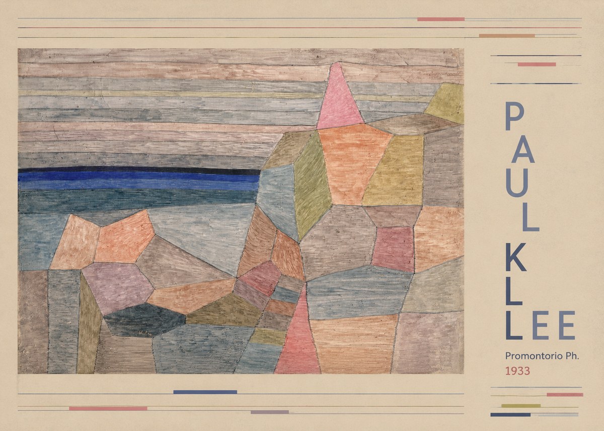 Paul Klee Promontorio Ph. No5 - Poster