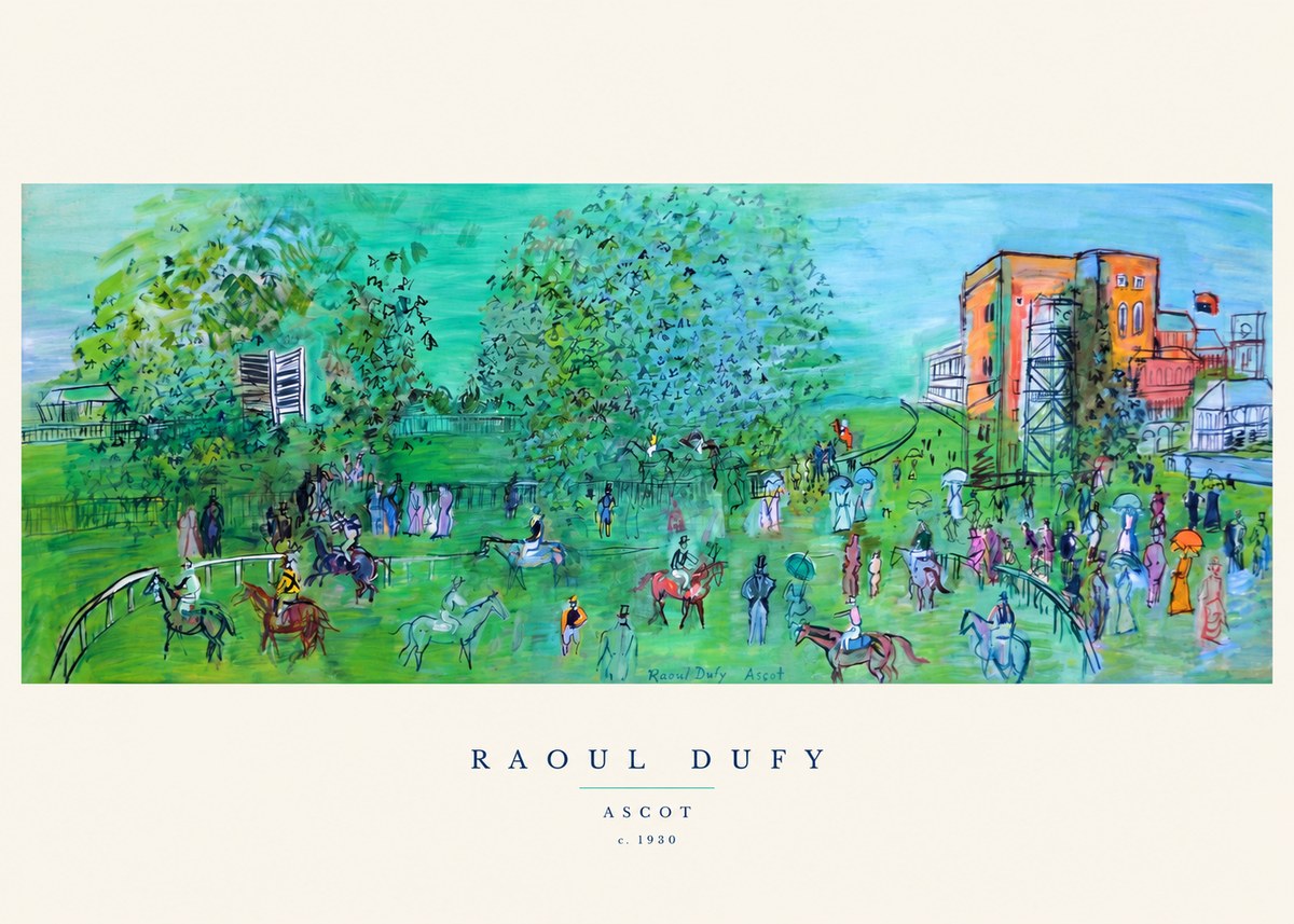 Raoul Dufy Ascot C. 1930 I No6 - Poster