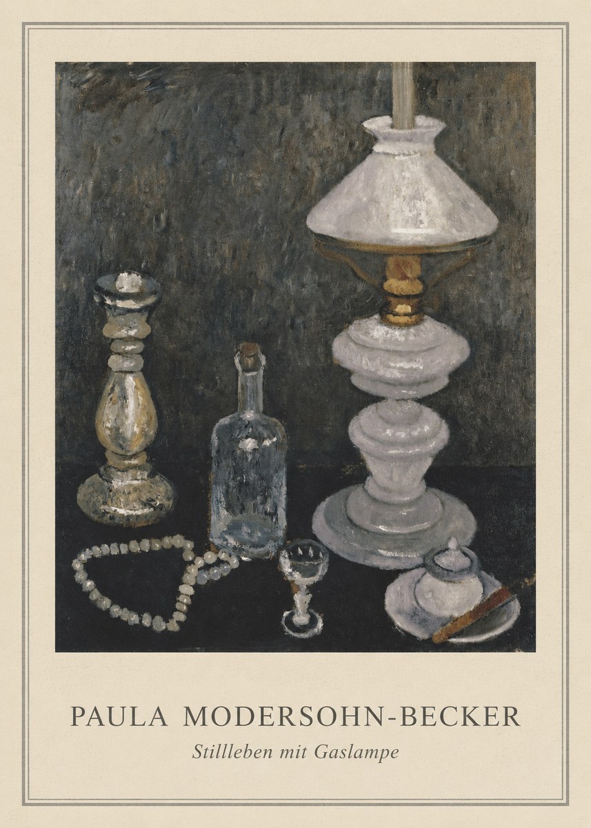 Paula Modersohn-Becker Stillleben Mit Gaslampe No4 - Poster