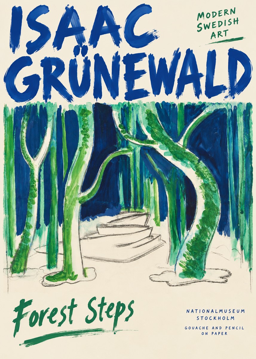 Isaac Grünewald Forest Path No6 - Poster