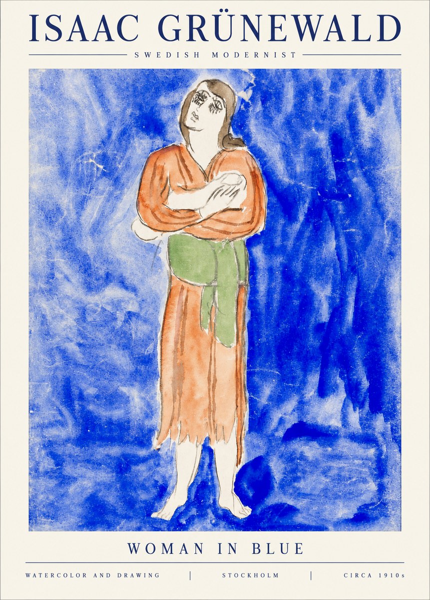 Isaac Grünewald The Dancer I No6 - Poster
