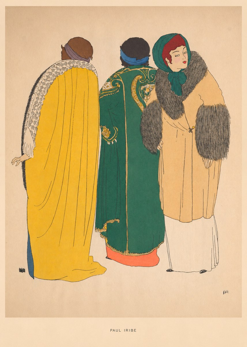 Paul Iribe Fashionable Figures No6 - Poster