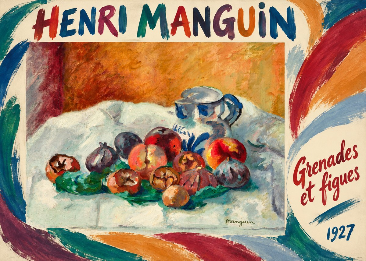 Henri Manguin Grenades Et Figues No4 - Poster