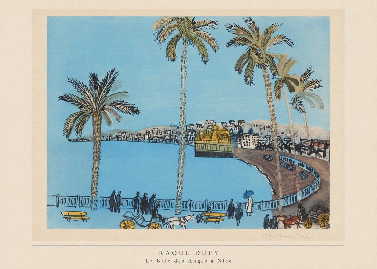 Raoul Dufy La Baie Des Anges À Nice No6 - Poster