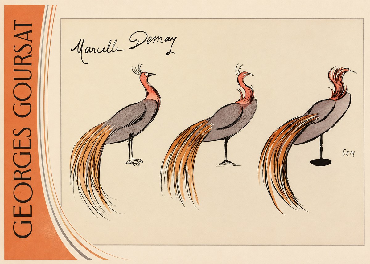 Georges Goursat Marcelle Demay No4 - Poster