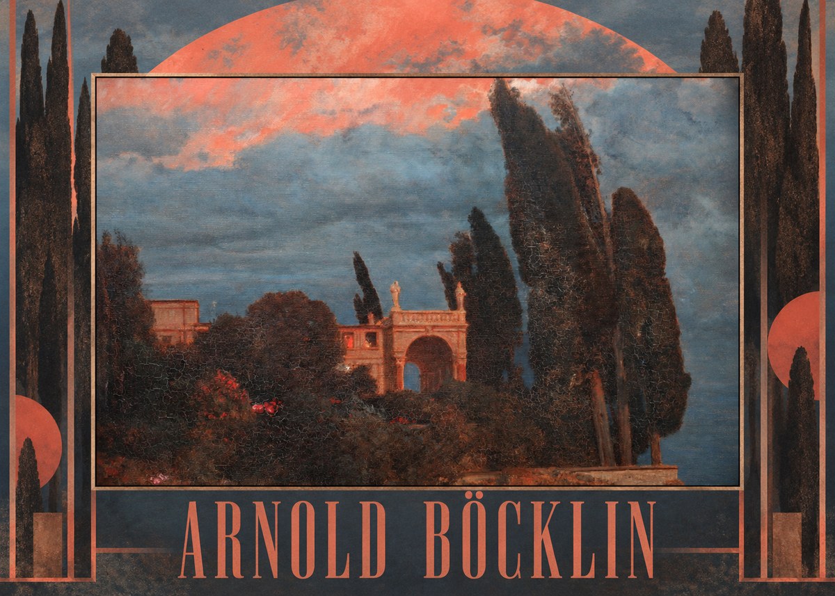 Arnold Böcklin Roman Villa No5 - Poster