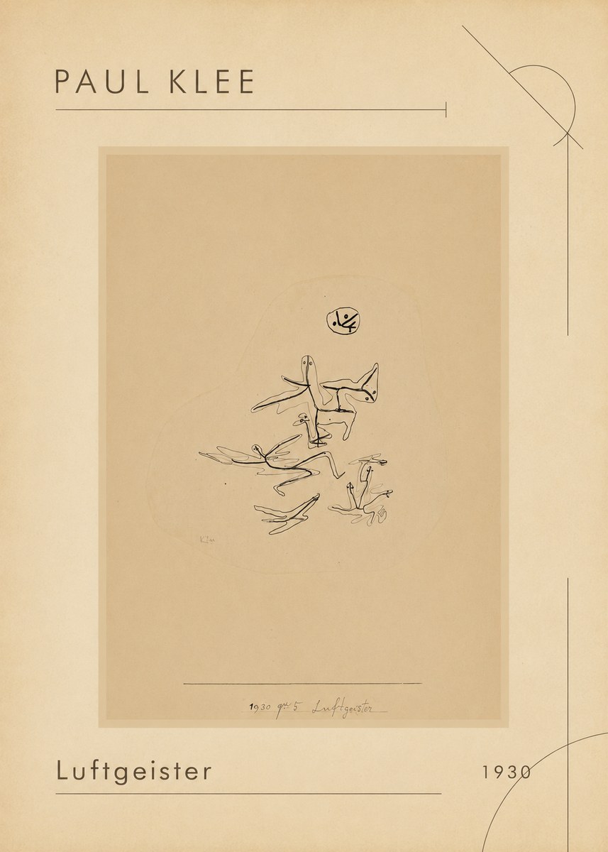 Paul Klee Luftgeister No1 - Poster