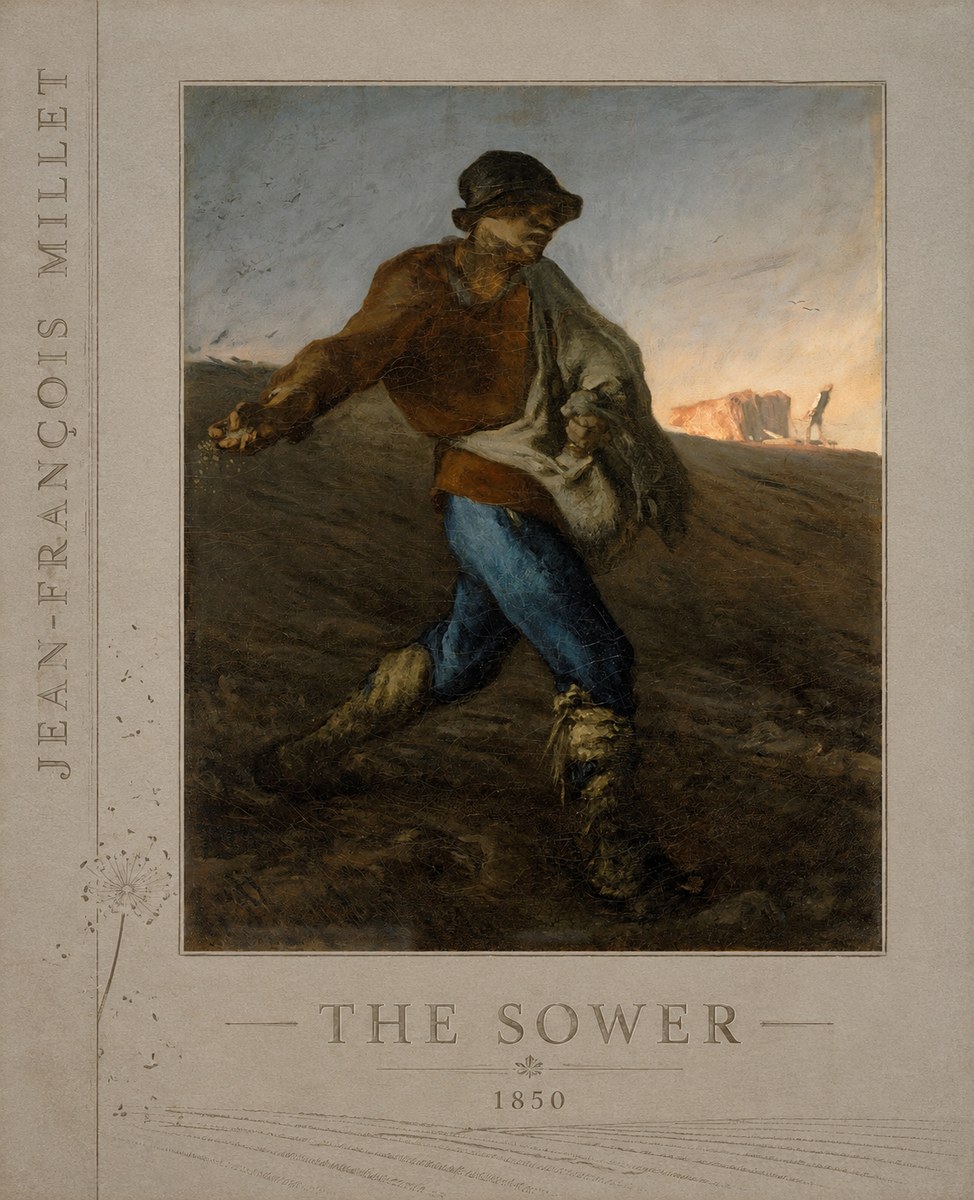 Jean-François Millet The Sower II No4 - Poster