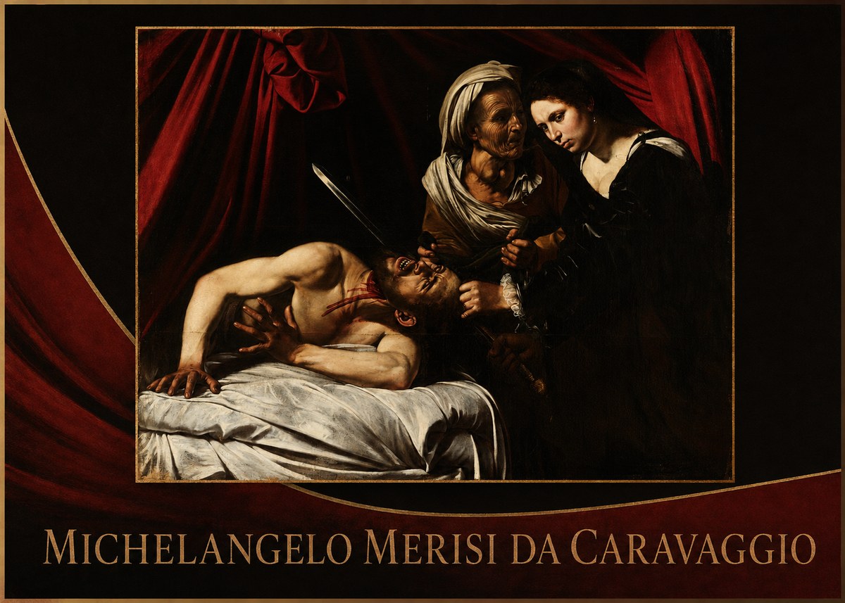 Michelangelo Merisi da Caravaggio Judith Beheading Holofernes III No2 - Poster
