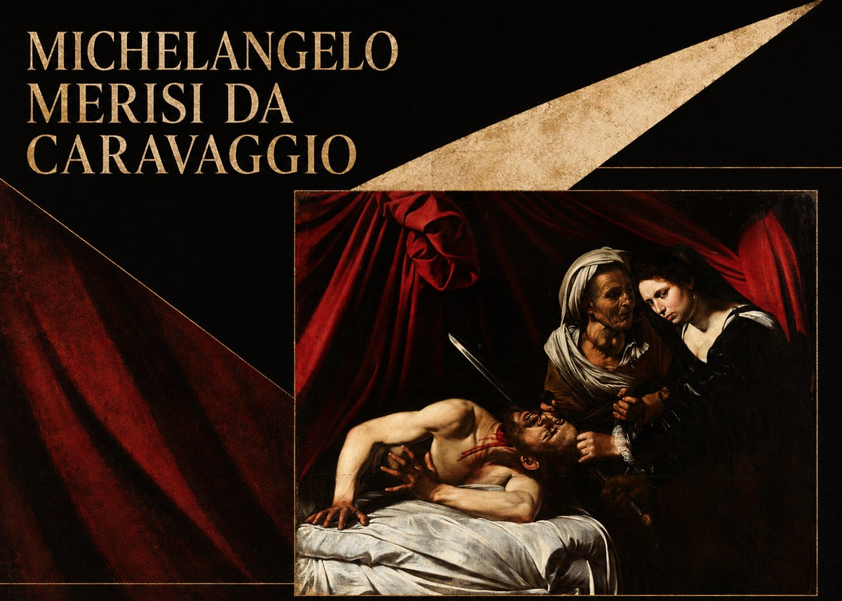 Michelangelo Merisi da Caravaggio Judith Beheading Holofernes III No6 - Poster