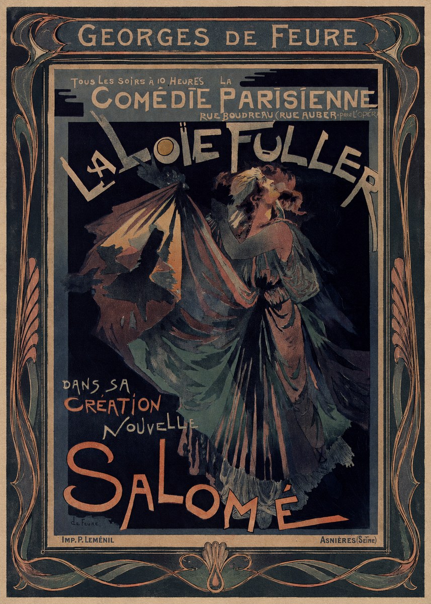 Georges de Feure La Loïe Fuller - Salomé III No1 - Poster