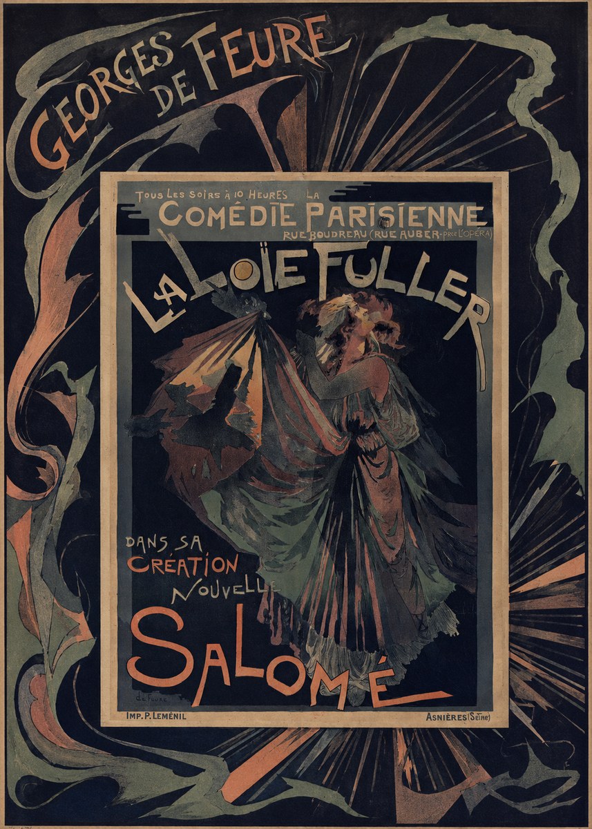 Georges de Feure La Loïe Fuller - Salomé III No4 - Poster
