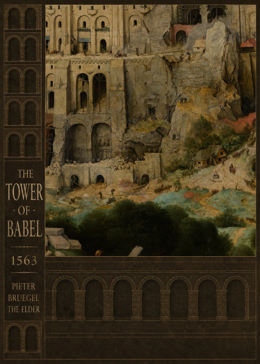 Pieter Bruegel The Tower of Babel XVII No4 - Poster