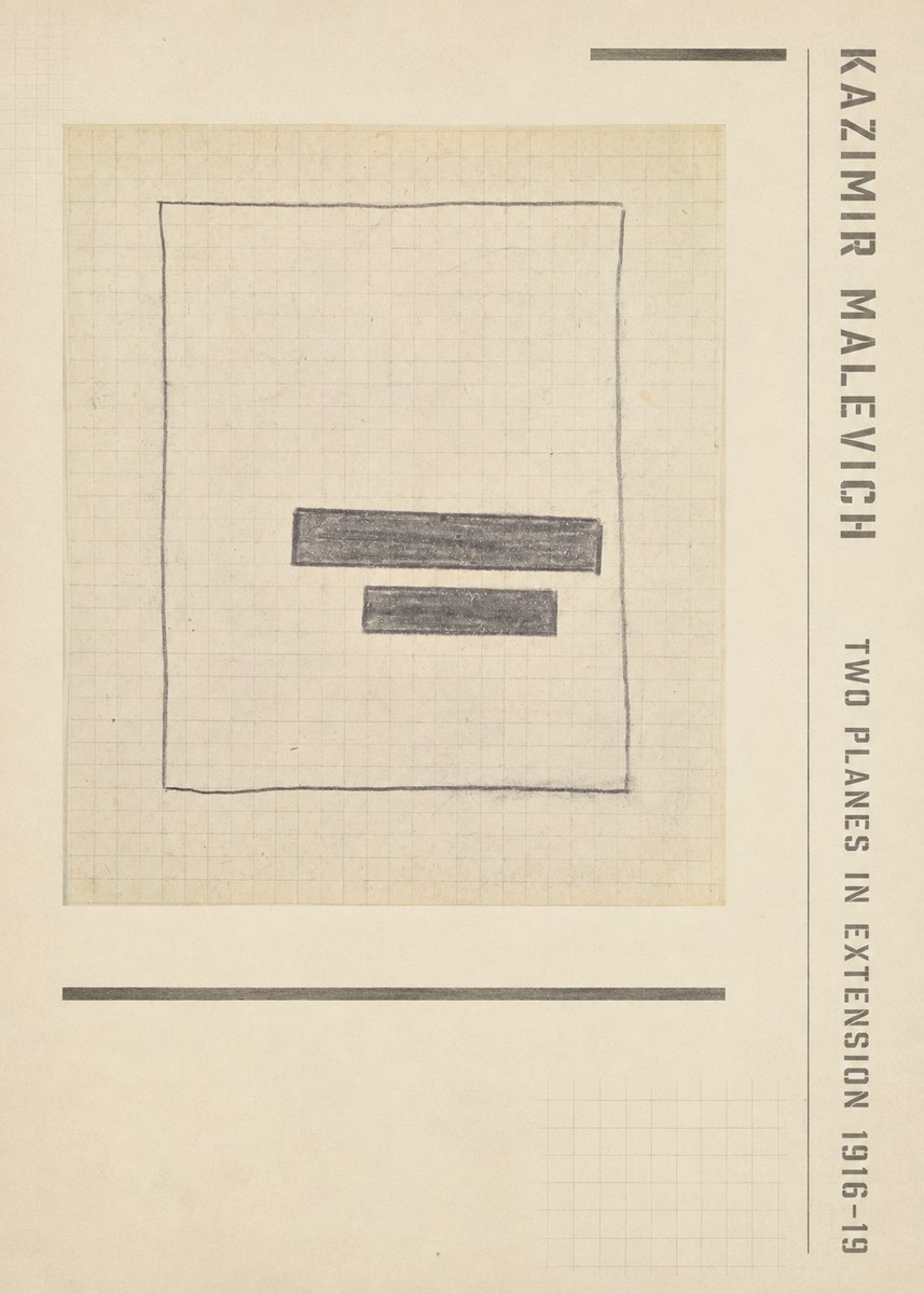 Kazimir Malevich Two Planes in Extension No2 - Poster