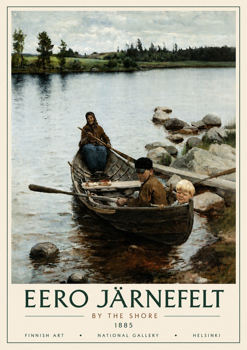Eero Järnefelt By the Shore No6 - Poster