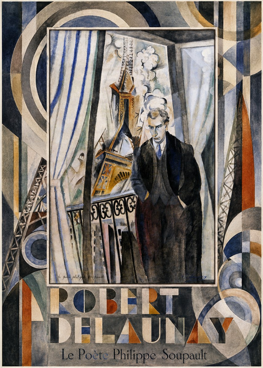 Robert Delaunay Le Poète Philippe Soupault No4 - Poster