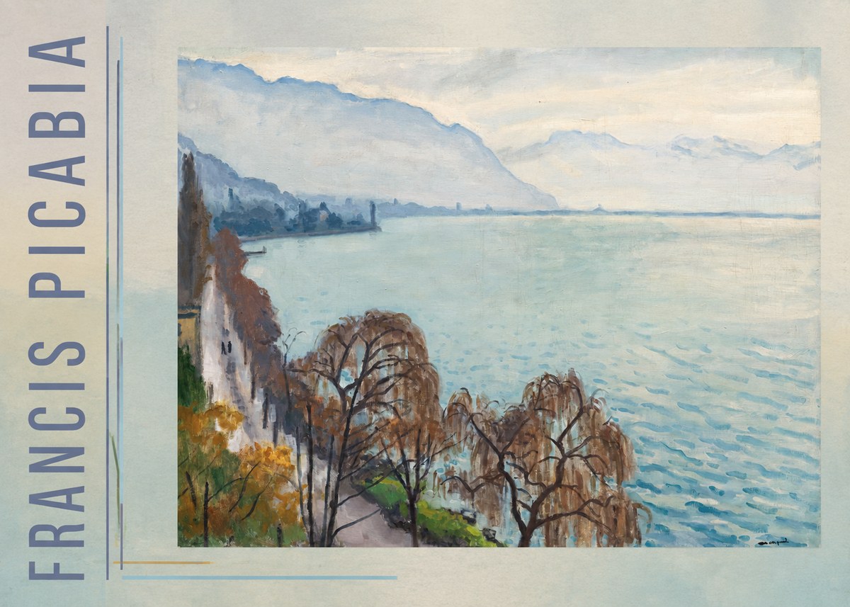 Francis Picabia Lac Léman No2 - Poster