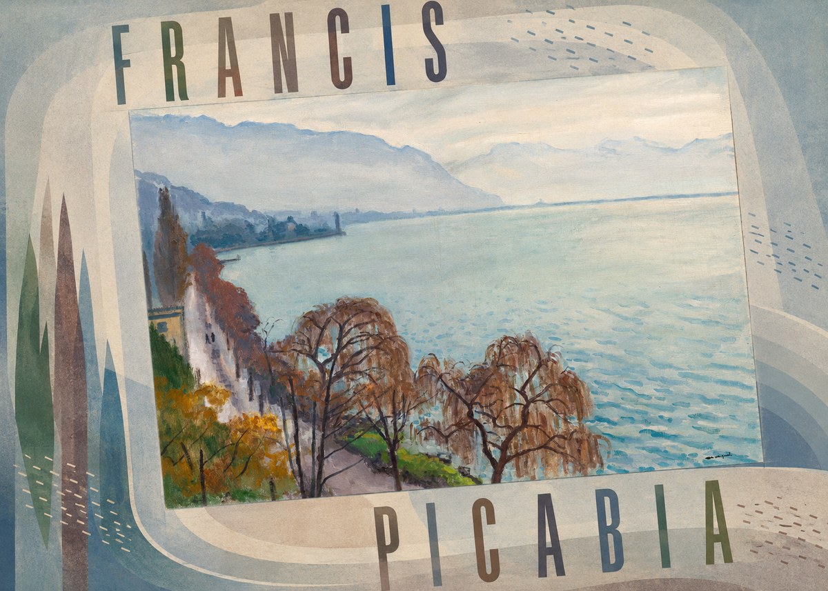 Francis Picabia Lac Léman No6 - Poster