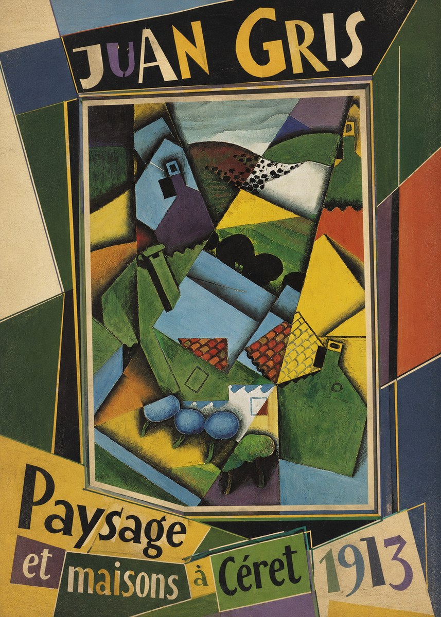 Juan Gris Paysage Et Maisons À Céret No5 - Poster