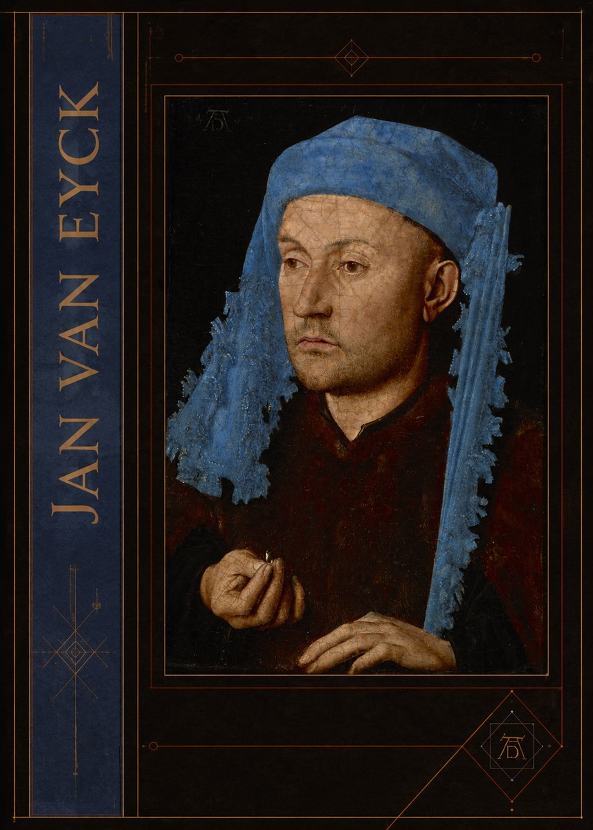 Jan van Eyck Portrait of a Man (Léal Souvenir) No2 - Poster