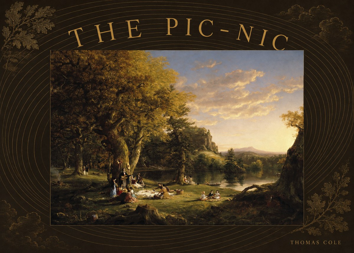Thomas Cole The Pic-nic II No6 - Poster