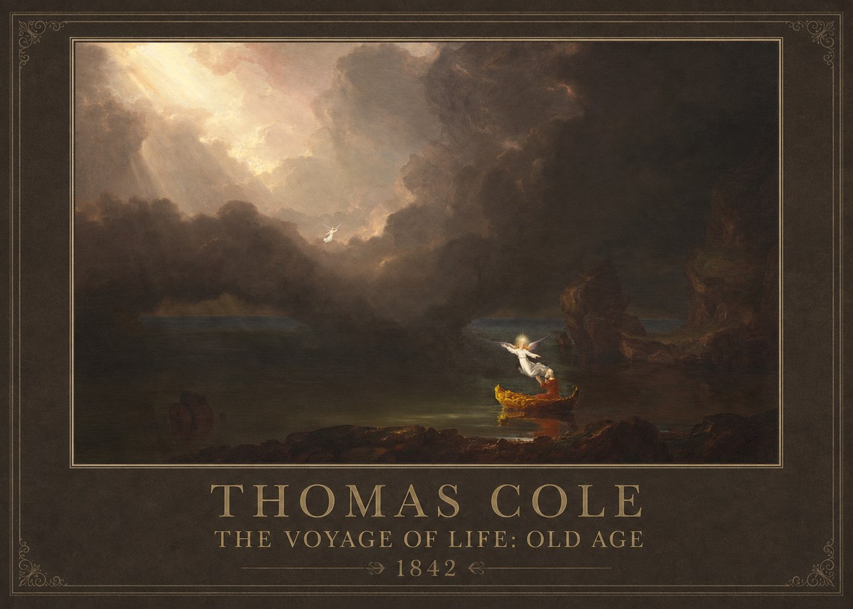 Thomas Cole The Voyage of Life: Old Age IV No1 - Poster