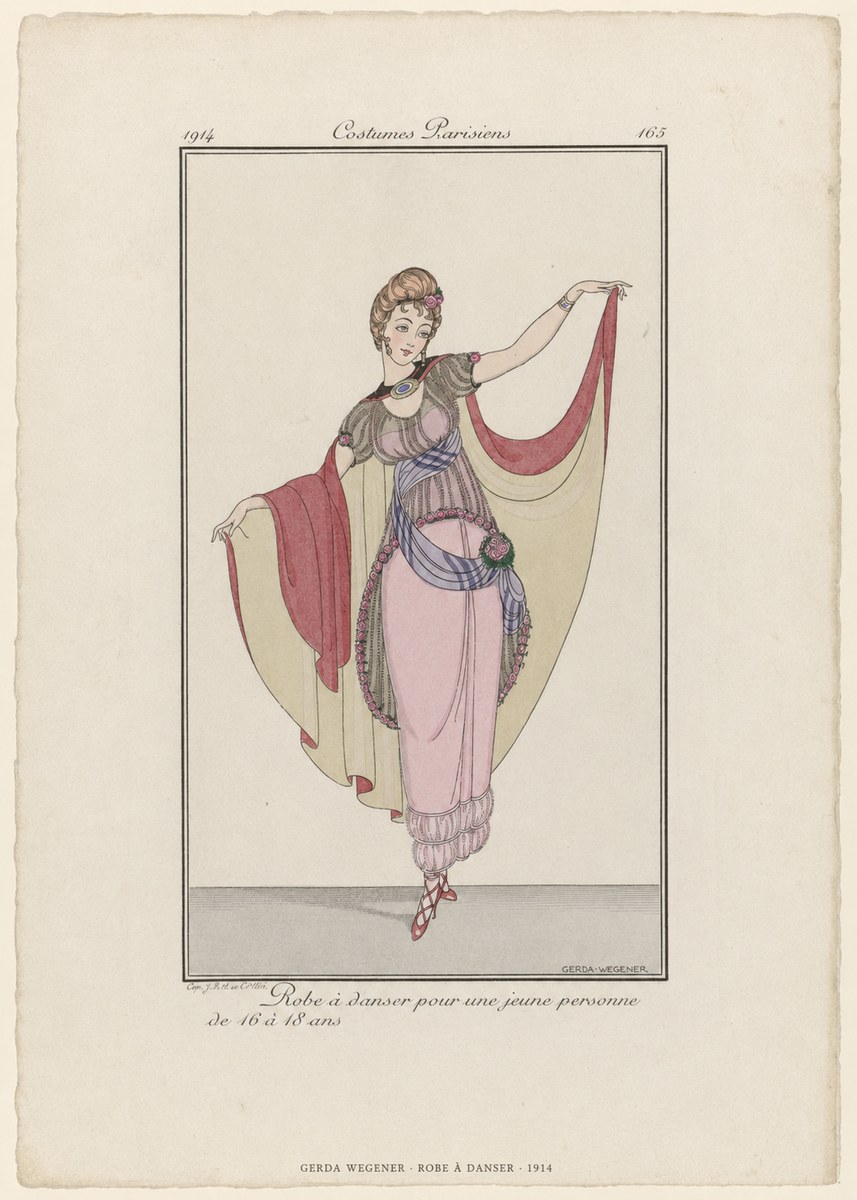 Gerda Wegener Robe À Danser No6 - Poster