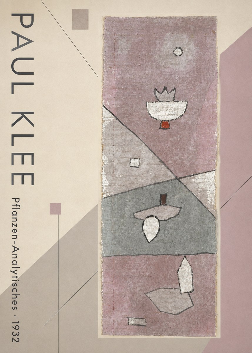 Paul Klee Pflanzen-analytisches No2 - Poster