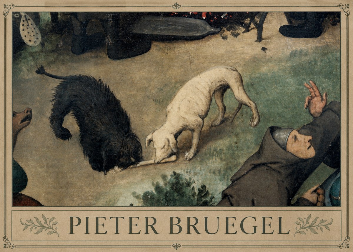 Pieter Bruegel The Beggars No1 - Poster