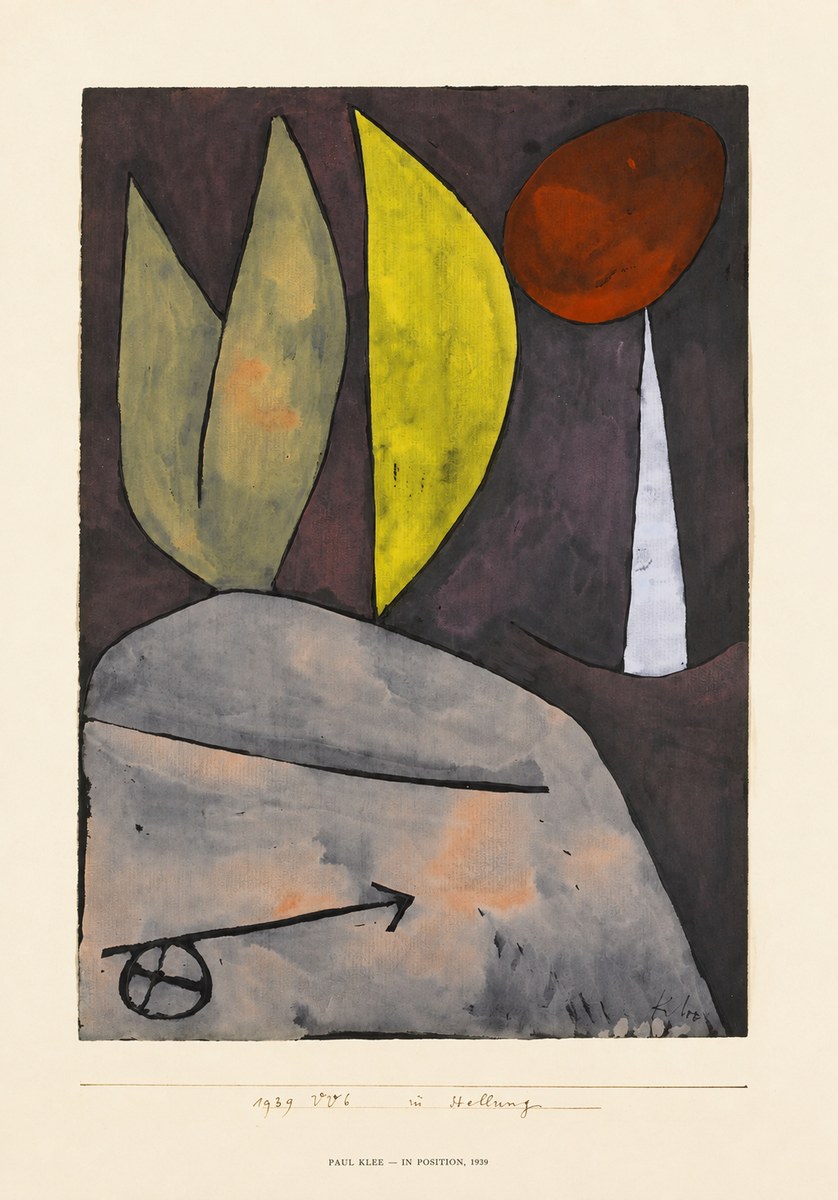 Paul Klee In Position No6 - Poster