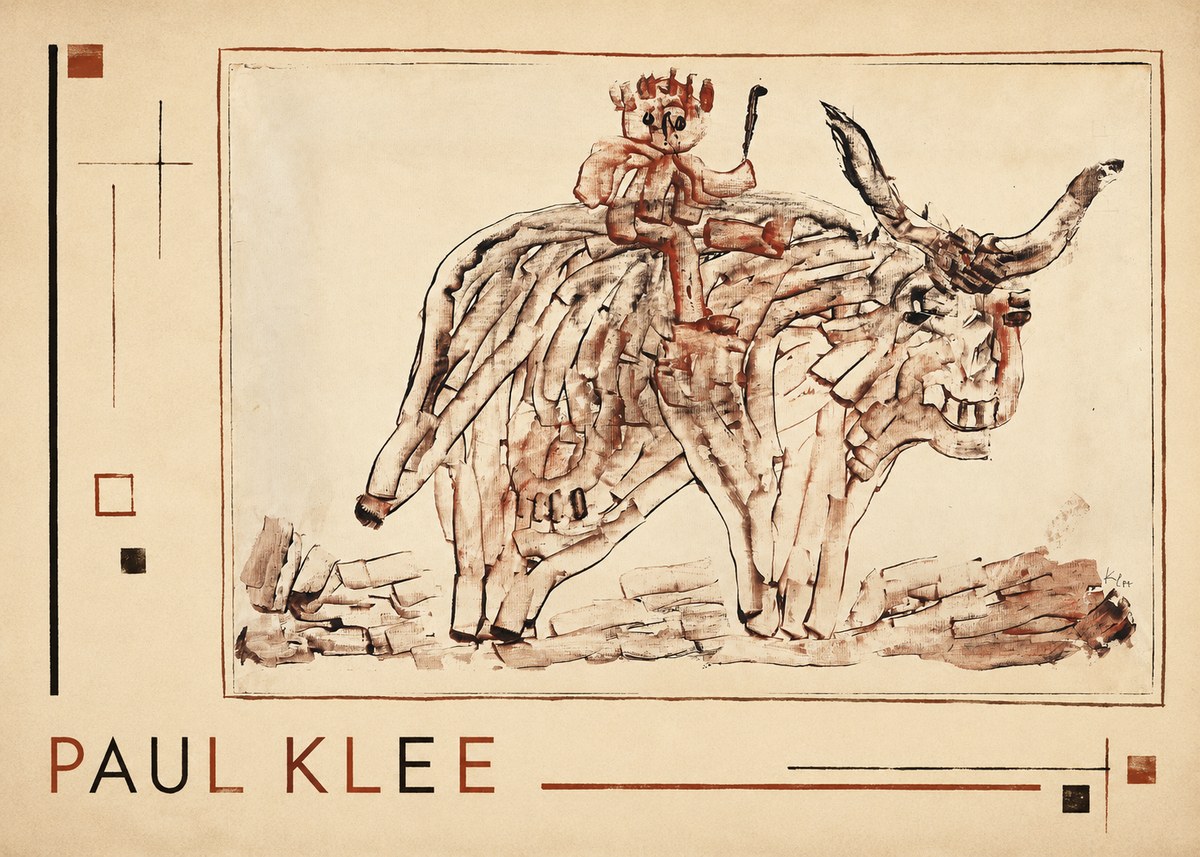 Paul Klee Bear Rider No2 - Poster