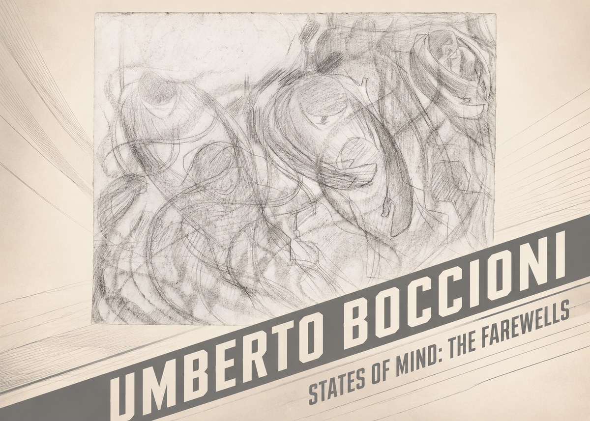 Umberto Boccioni States of Mind: the Farewells No2 - Poster