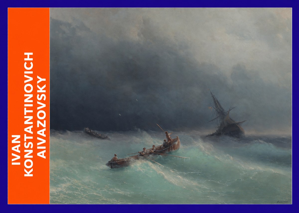 Ivan Konstantinovich Aivazovsky Shipwreck No6 - Poster