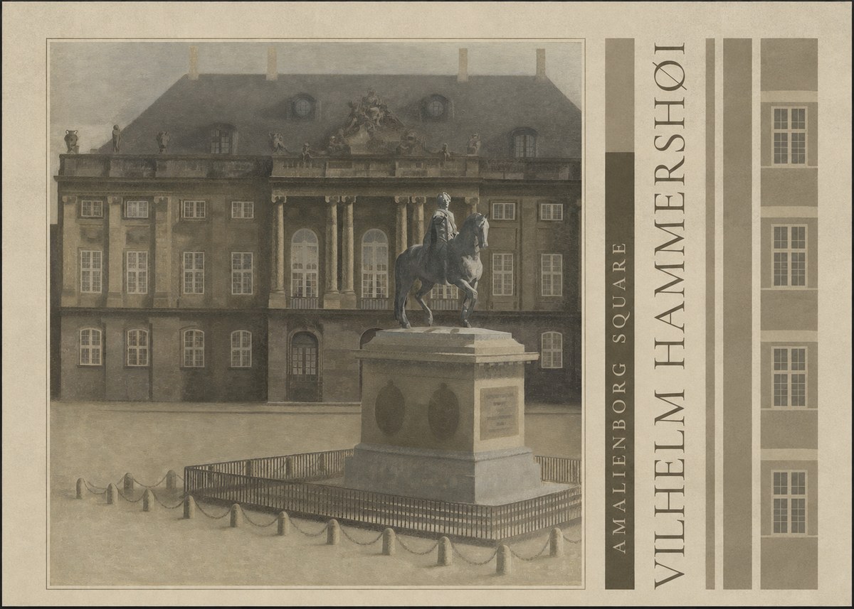 Vilhelm Hammershøi Amalienborg Square II No2 - Poster