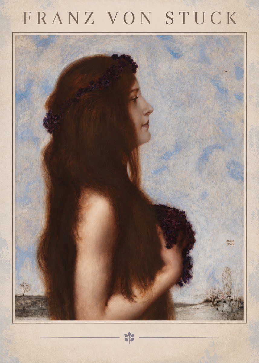 Franz von Stuck Frühlingsreigen No2 - Poster